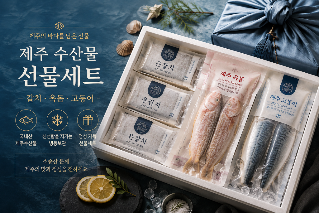 제주반했어 제주 갈치 옥돔 고등어 선물세트 국내산 수산물 명절 선물 제품 이미지
