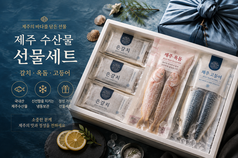제주반했어 제주 갈치 옥돔 고등어 선물세트 국내산 수산물 명절 선물