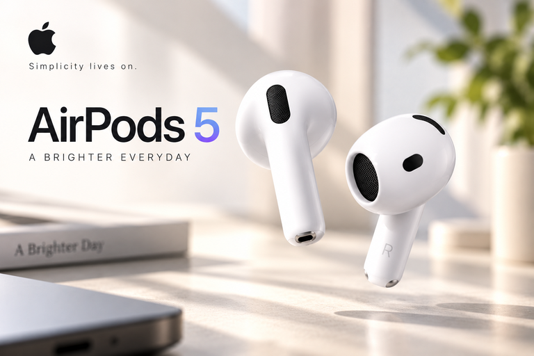 Apple 에어팟 5 MKFW4KH/A 2026 신형 에어팟 무선 이어폰