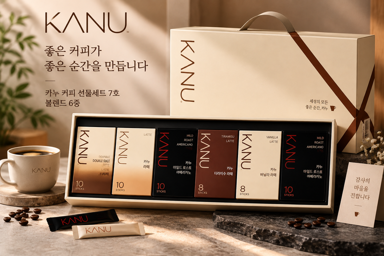 카누 커피 선물세트 7호 블렌드 6종 명절 직장인 커피선물 추천
