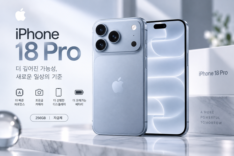 아이폰 18 Pro 자급제 256GB 글레이셔 애플 프로 아이폰 가격 비교