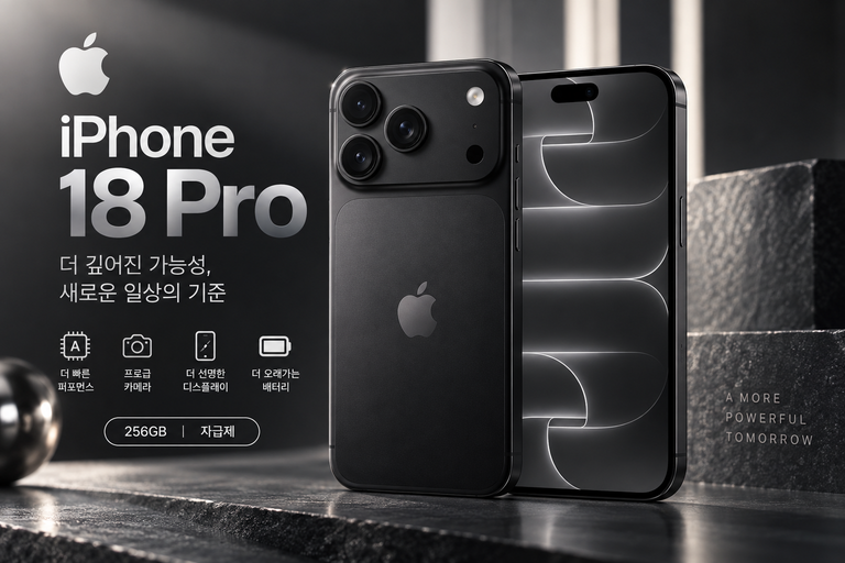 아이폰 18 Pro 자급제 256GB 블랙 애플 프로 아이폰 가격 비교