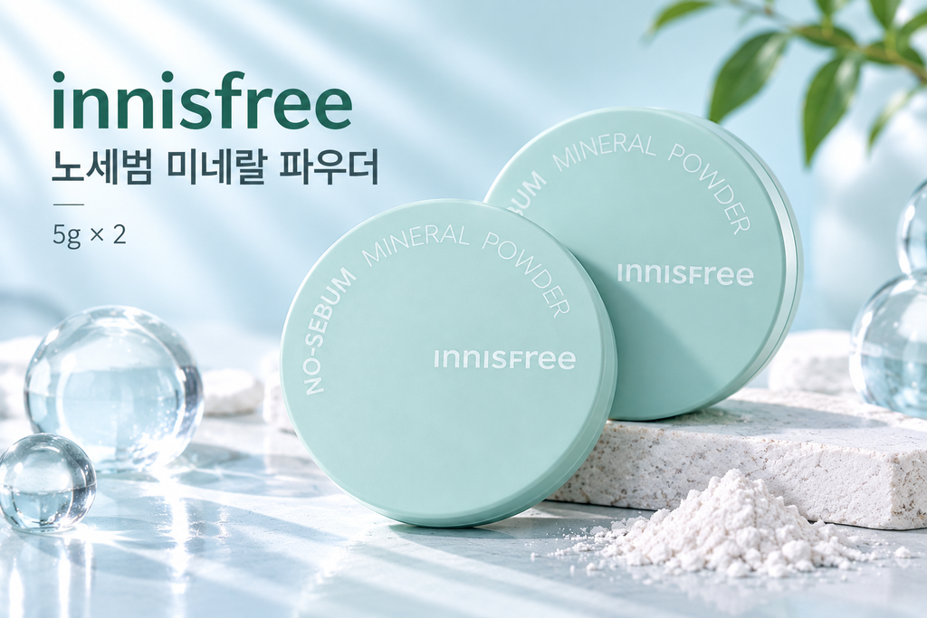 이니스프리 노세범 미네랄 파우더 5g 2개 얼굴 유분 페이스 파우더 추천 제품 이미지