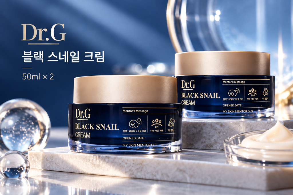 닥터지 블랙 스네일 크림 50ml 2개 듀오 달팽이 점액 여과물 페이스크림 추천 제품 이미지