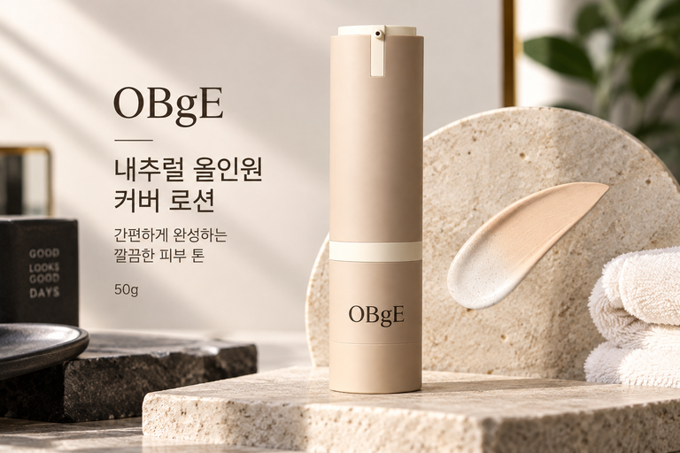 OBge 오브제 내추럴 올인원 커버 로션 50g 남자 비비크림 남성 톤업 커버 로션 추천