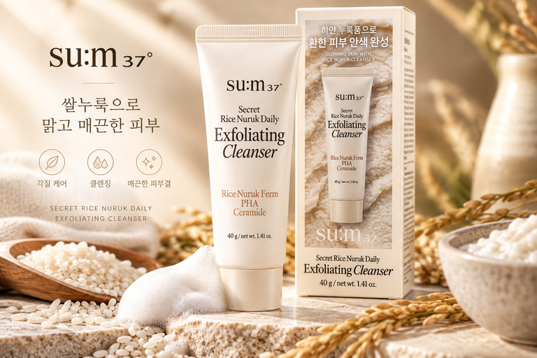숨37 시크릿 라이스 누룩 필링 투 폼 클렌저 40g 쌀누룩 각질제거 클렌징폼