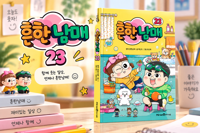 흔한남매 23권 백난도 어린이 만화책 미래엔아이세움