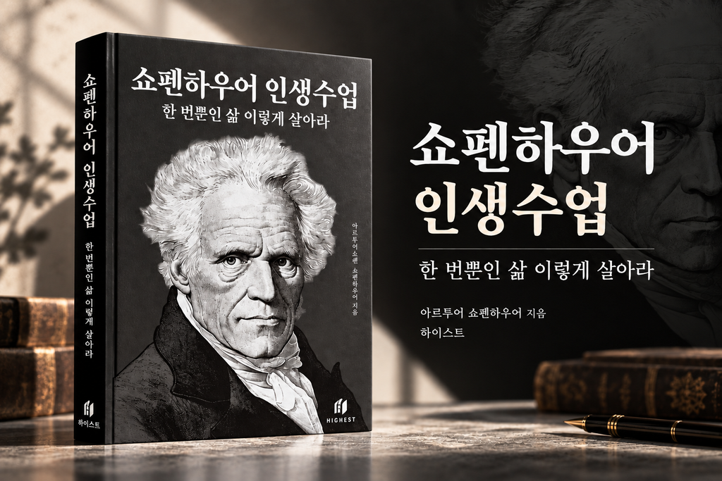 쇼펜하우어 인생수업 한 번뿐인 삶 이렇게 살아라 철학 책 인생 명언 추천 제품 이미지