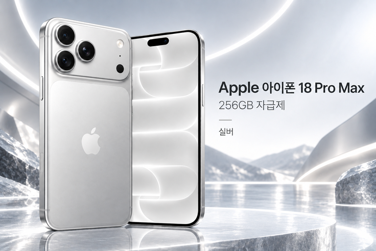애플 아이폰 18 프로 맥스 256GB 실버 자급제폰 듀얼 SIM 2026 신형
