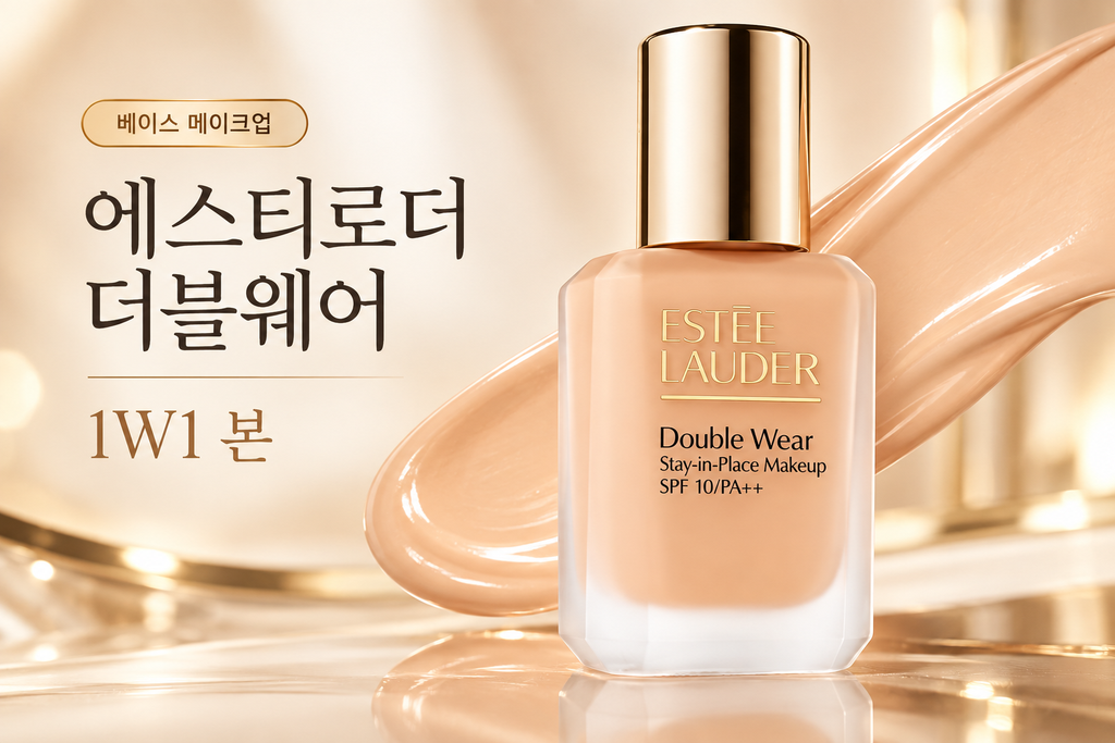 에스티로더 더블웨어 파운데이션 본 1W1 SPF10 PA++ 스테이 인 플레이스 메이크업 제품 이미지