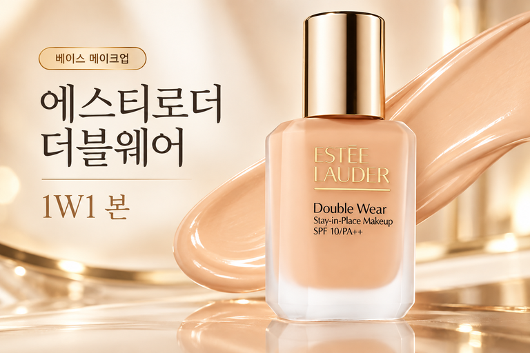에스티로더 더블웨어 파운데이션 본 1W1 SPF10 PA++ 스테이 인 플레이스 메이크업