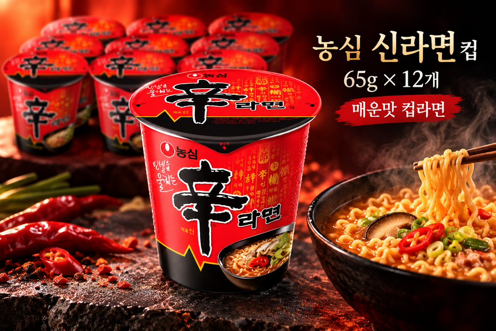 농심 신라면 컵 65g 12개 매운 컵라면 간편식 컵라면 추천 제품 이미지