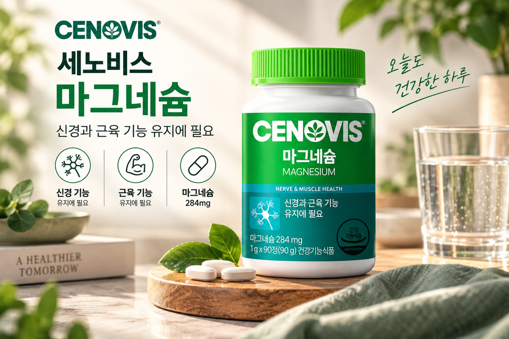 세노비스 마그네슘 90정 284mg 마그네슘 영양제 추천 제품 이미지