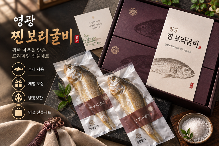 영광 보리굴비 선물세트 부세 찐보리굴비 명절 부모님 선물 추천