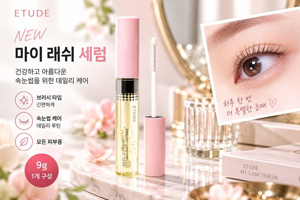 에뛰드 마이 래쉬 세럼 9g 속눈썹 영양제 속눈썹 세럼 추천 제품 이미지