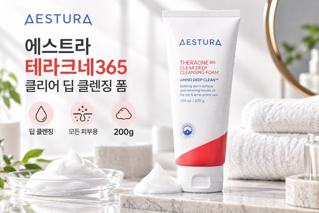 에스트라 테라크네365 클리어 딥 클렌징 폼 200g 폼클렌징 추천 제품 이미지