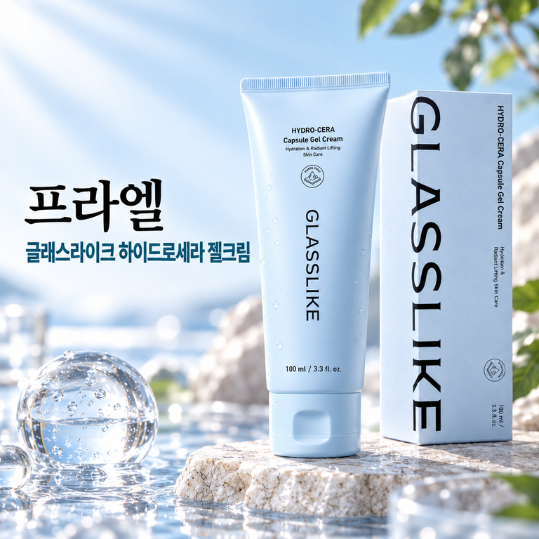 LG 프라엘 글래스라이크 하이드로세라 캡슐 젤크림 100ml 수분 진정 보습크림