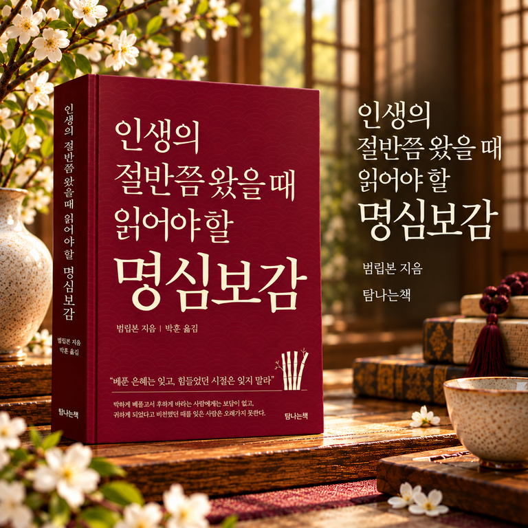 인생의 절반쯤 왔을 때 읽어야 할 명심보감 개정판 범립본 동양고전 인문 교양 책 탐나는책