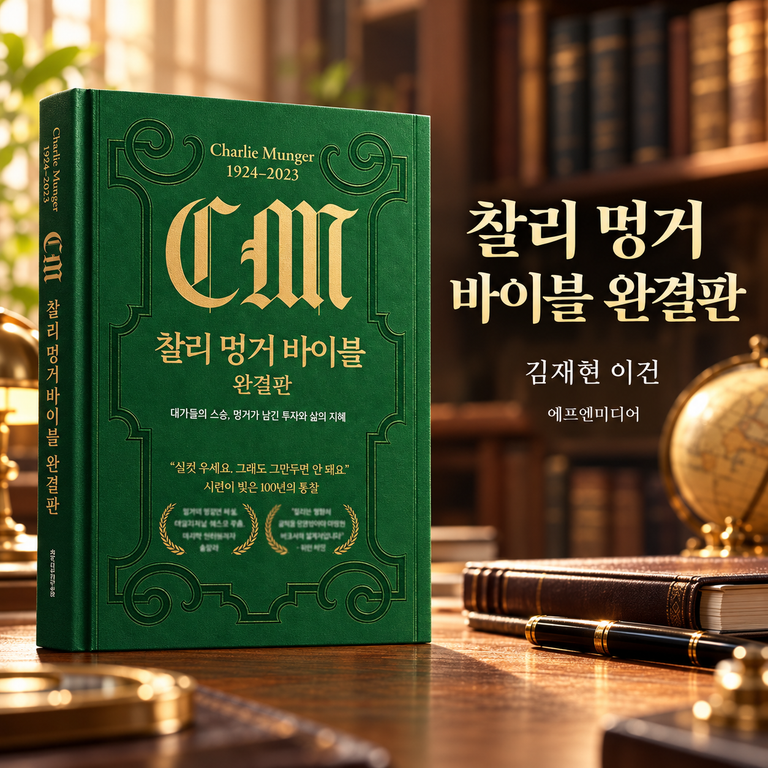 찰리 멍거 바이블 완결판 김재현 이건 가치투자 투자철학 주식 투자 책 추천 에프엔미디어