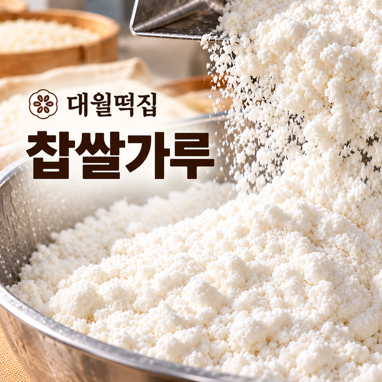 대월떡집 습식 찹쌀가루 1kg 국내산 고디바모찌 요거모찌 찹쌀모찌 찹쌀떡 재료