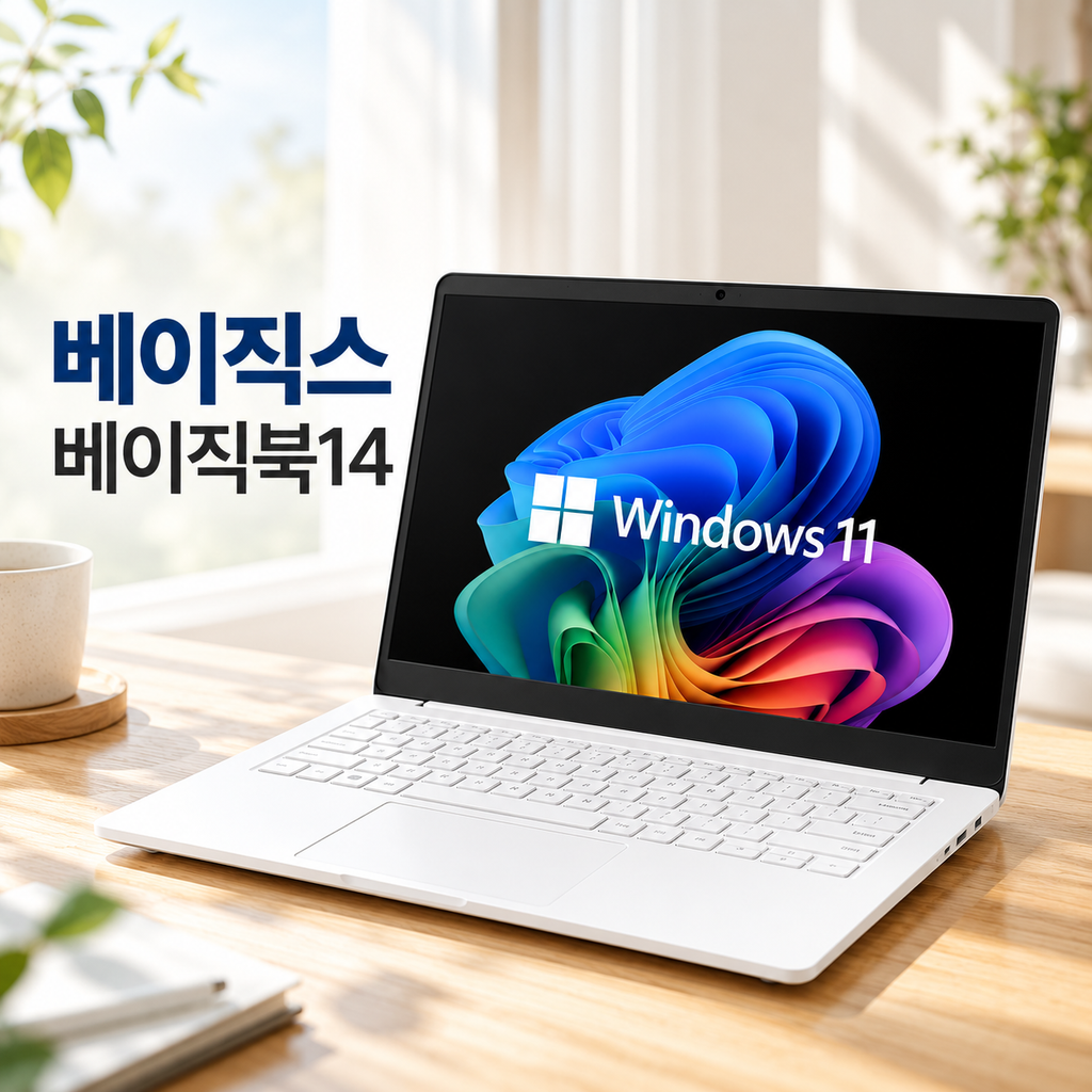 베이직스 베이직북14 14인치 8GB 256GB FHD 사무용 업무용 인강용 가벼운 노트북 제품 이미지