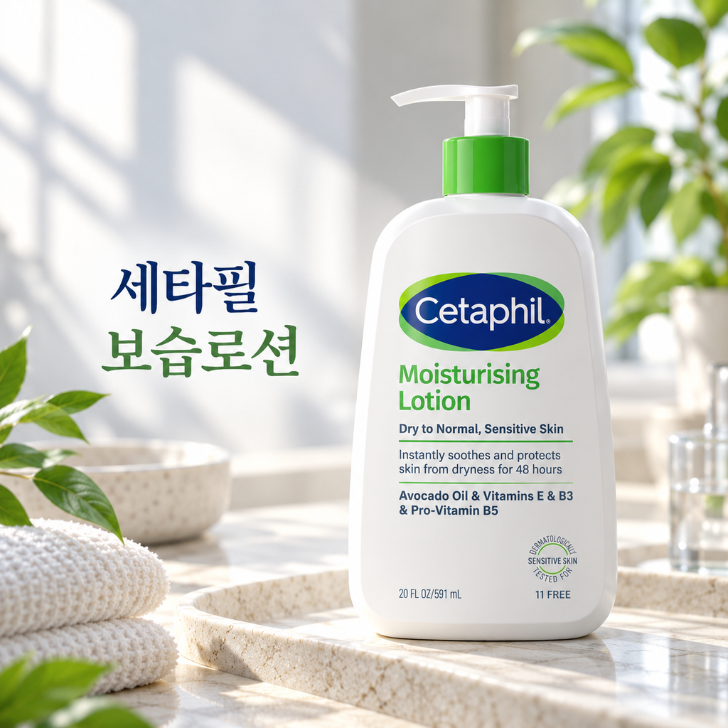 세타필 모이스춰라이징 로션 591ml 대용량 민감성 피부 보습로션 제품 이미지