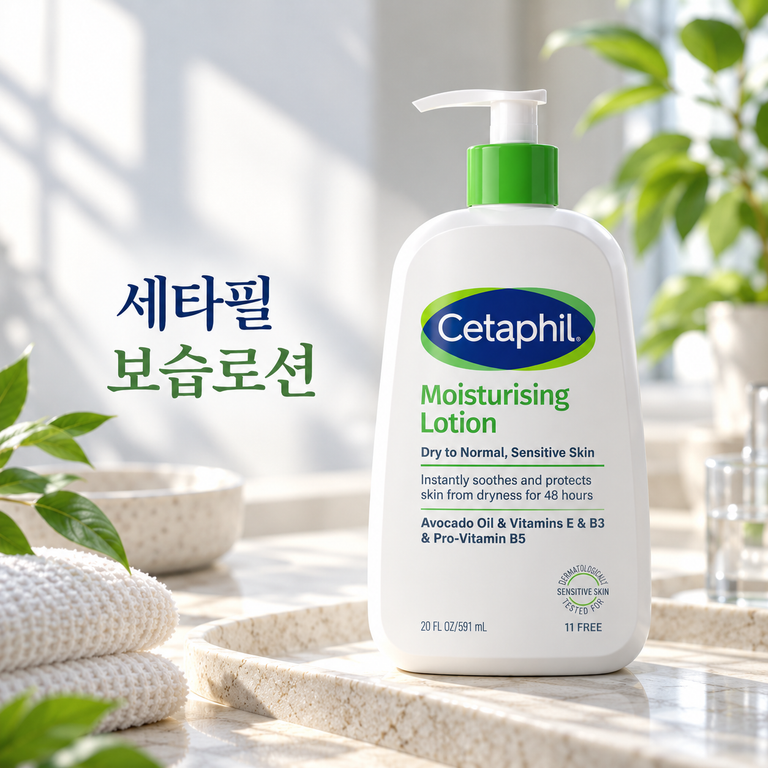 세타필 모이스춰라이징 로션 591ml 대용량 민감성 피부 보습로션