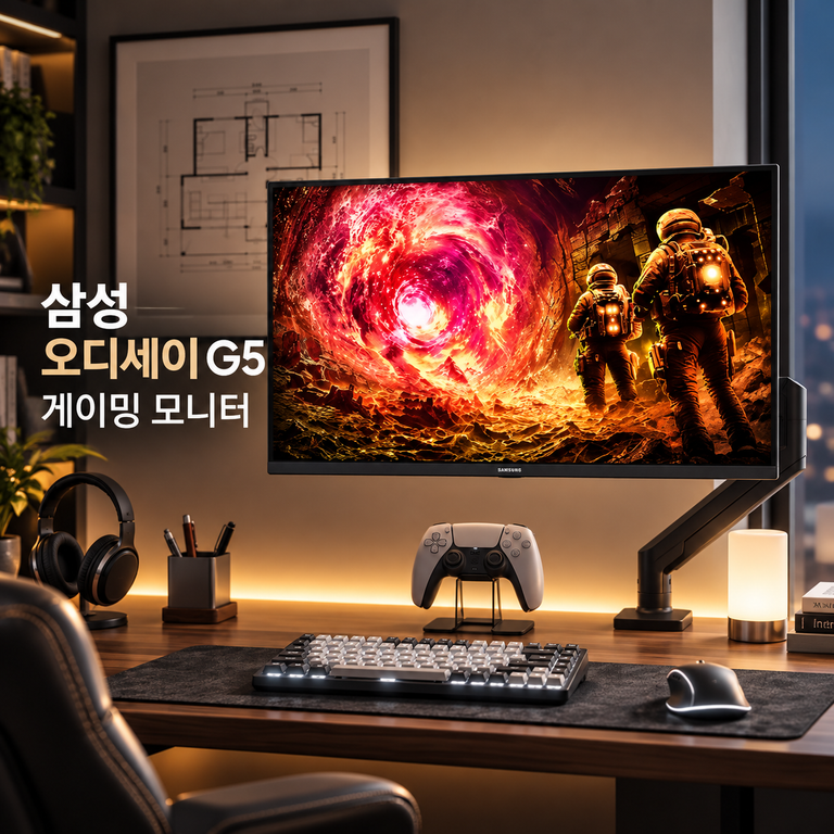 삼성 오디세이 G5 LS27FG500 27인치 QHD IPS 180Hz 1ms 게이밍 모니터 추천