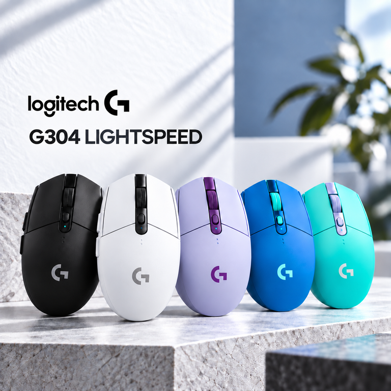 로지텍 G304 LIGHTSPEED 무선 게이밍 마우스 HERO 센서 12000dpi 1ms