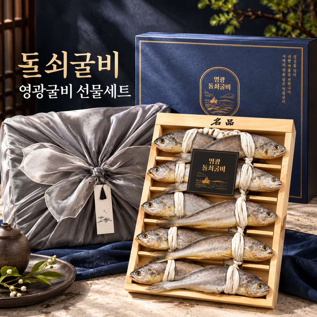 돌쇠굴비 영광굴비 10마리 1.2kg 국산 참조기 명절 부모님 굴비 선물세트 추천 제품 이미지