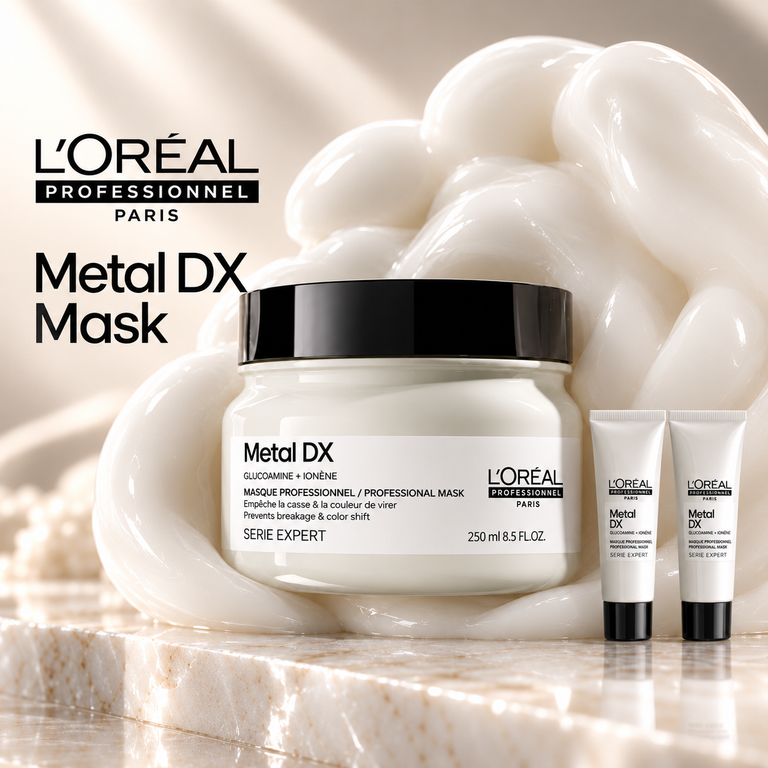 로레알 프로페셔널 메탈 DX 마스크 250ml 염색모 손상모 헤어 트리트먼트